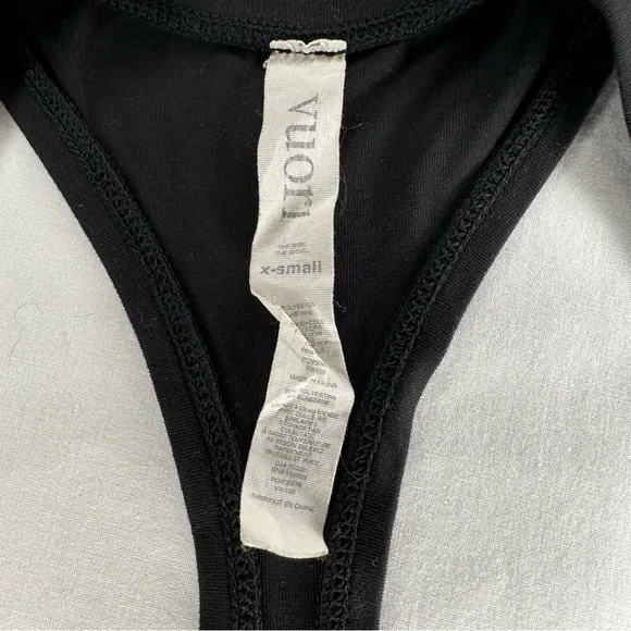 Vuori Raceback Tank Top Asteya Workout Athletic Gym Running Black Tank Top XS - Picture 4 of 8